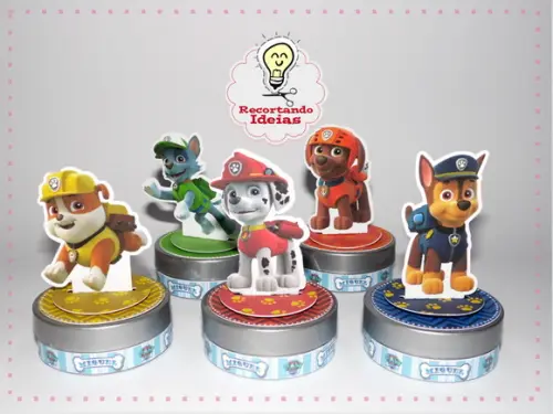 Latinha 3d Patrulha Canina Paw Patrol