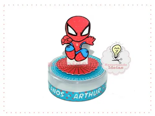Latinha 3D Homem Aranha
