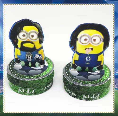 Latinha 3d Minions Champions League
