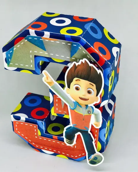 Letras 3d Patrulha Canina