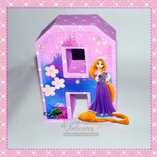 Letras 3d Princesas