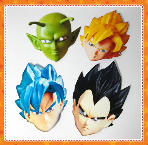 Máscaras Dragon Ball Super - 10 unidades