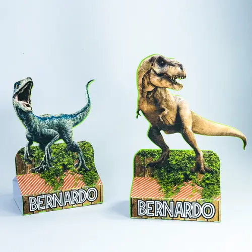 porta chocolate dinossauros jurassic world