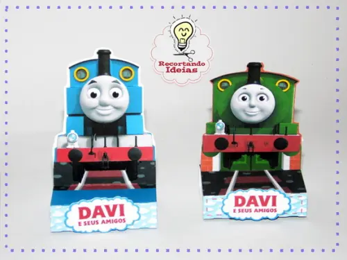 Porta Chocolate Thomas e suas amigos
