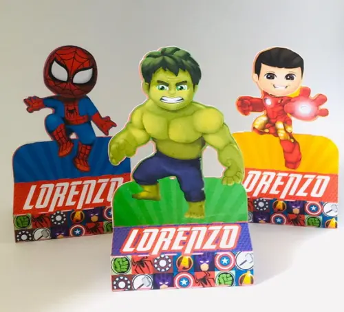 Porta Chocolate vingadores baby