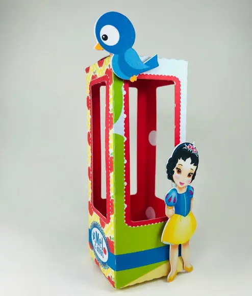 porta tubete Branca de Neve
