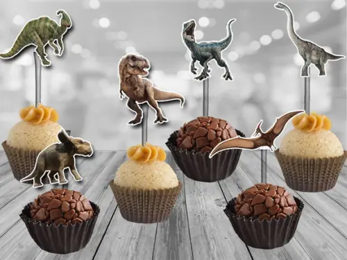 Topper Dinossauros - 100 unidades