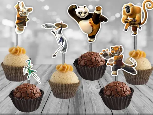 Topper Kung Fu Panda - 100 unidades
