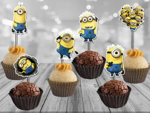 Topper Minions - 100 unidades