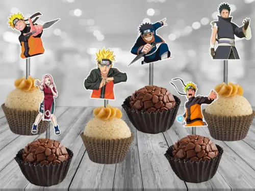 Topper Naruto - 100 unidades