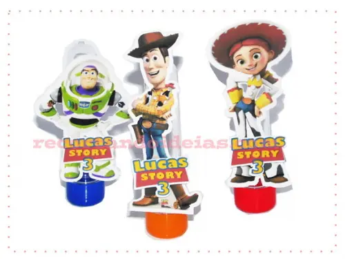 Tubete Com Tag Toy Story