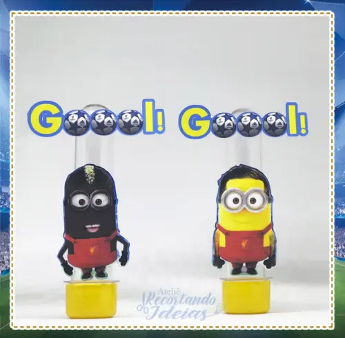Tubete Minions Futebol Liga dos Campeões