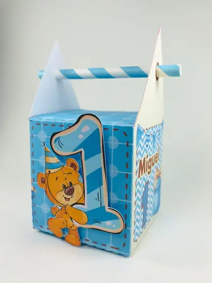 ursinho marron, amarelo e azul - urso menino
