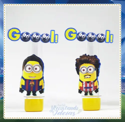Tubete Minions Futebol Liga dos Campeões