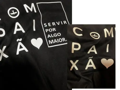Camisa Personalizada Lagoinha Compaixão 100% Algodão