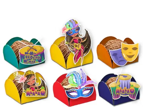 Forminhas para Doces Carnaval Samba