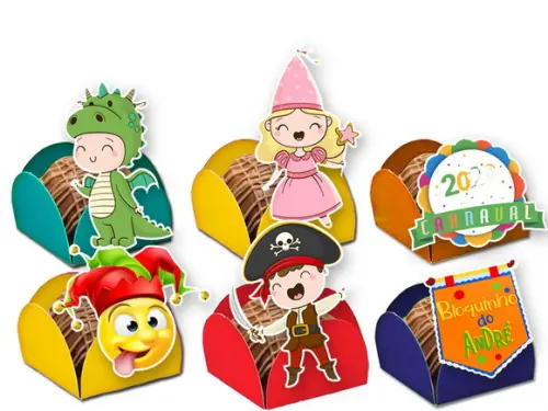Forminhas para Doces Carnaval Fantasias