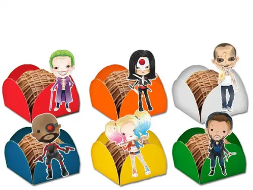Forminhas para Doces Esquadrão Suicida
