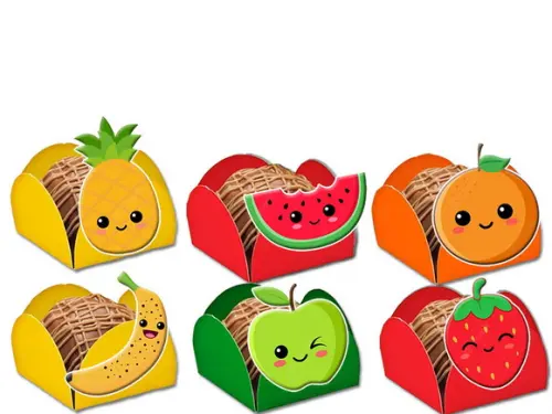 Forminhas para Doces Frutinhas - Feira