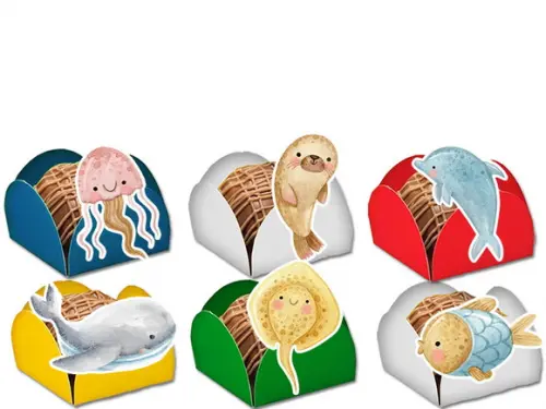 Forminhas para Doces Fundo do Mar Baby
