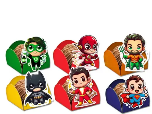 Forminhas para Doces Liga da Justiça Superman