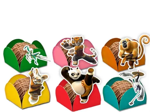 Forminhas para Doces Kung Fu Panda