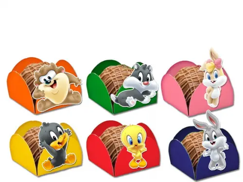 Forminhas para Doces Looney Tunes Baby