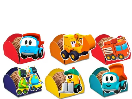 Forminhas para Doces Léo o Caminhão