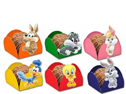 Forminhas para Doces Looney Tunes Baby Papa-léguas