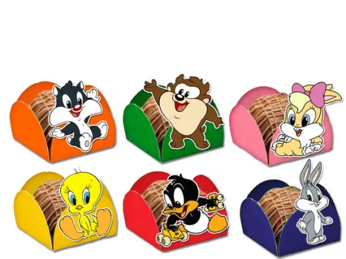 Forminhas para Doces Looney Tunes Baby Cartoon