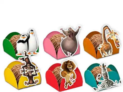 Forminhas para Doces Madagascar