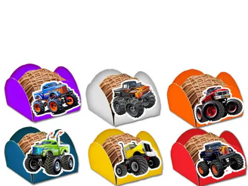 Forminhas para Doces Monster Trucker