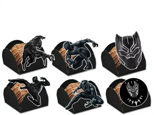 Forminhas para Doces Pantera Negra