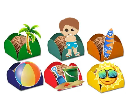 Forminhas para Doces Praia