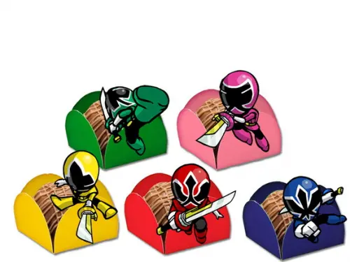 Forminhas para Doces Power Rangers Ninjas