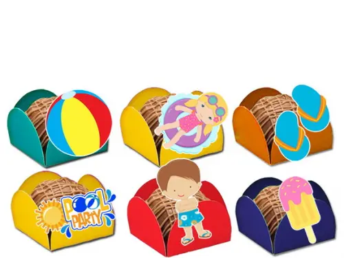 Forminhas para Doces Pool Party
