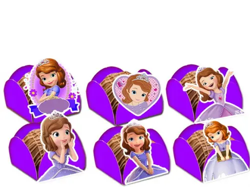Forminhas para Doces Princesinha Sofia