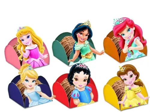 Forminhas para Doces Princesas Baby