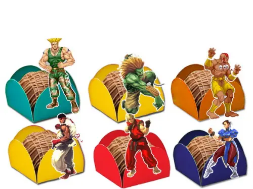 Forminhas para Doces Street Fighter