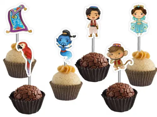 Topper para Docinhos Aladdin