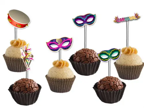 Topper para Docinhos Carnaval