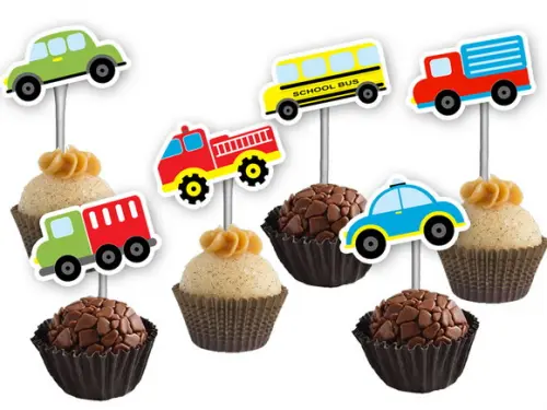 Topper para Docinhos Carrinhos