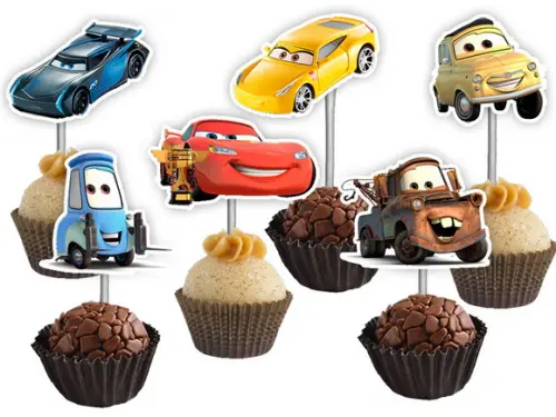 Topper para Docinhos Carros 3