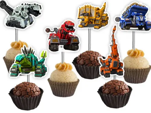 Topper para Docinhos Dinotrux