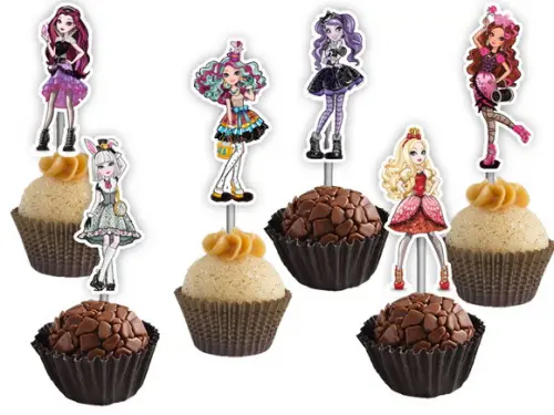 Topper para Docinhos Ever After High