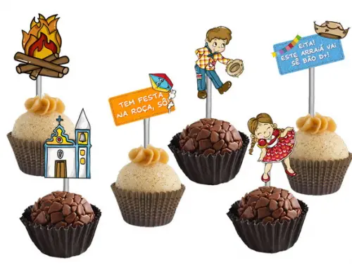 Topper para Docinhos Festa Junina
