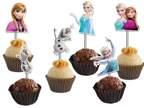 Topper para Docinhos Frozen