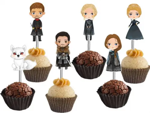 Topper para Docinhos Game Of Thrones Aquarela