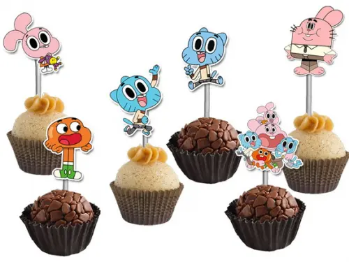 Topper para Docinhos Gumball