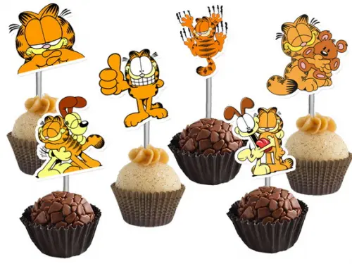Topper para Docinhos Garfield